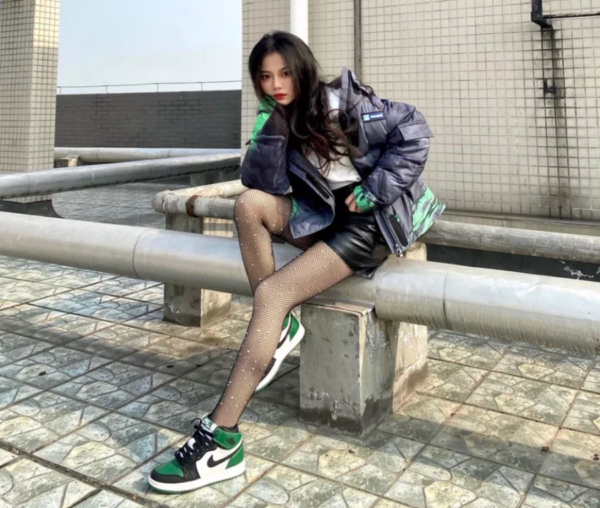 Giày Nike Air Jordan 1 Retro High OG GS 'Pine Green' 575441-302 - Ảnh 5