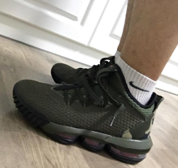 Giày Nike LeBron 16 Low EP 'Camo' CI2669-300 - Ảnh 4