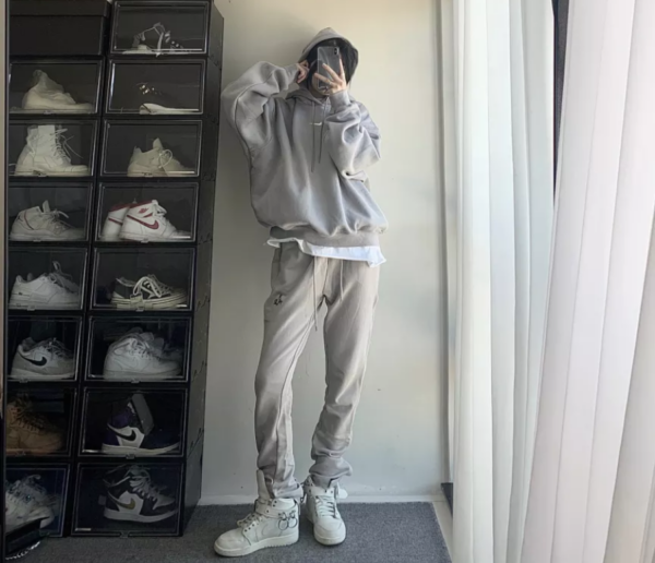 Giày Nike Comme des Garçons x Air Jordan 1 Retro Strap High 'White' CN5738-100 - Ảnh 4