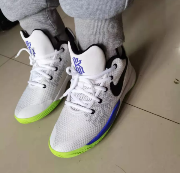 Giày Nike Kyrie Flytrap 2 GS 'White Lime Blast' AQ3412-153 - Ảnh 4