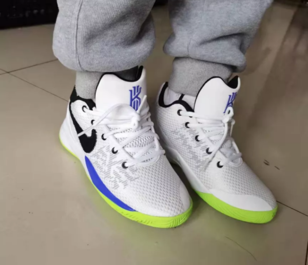 Giày Nike Kyrie Flytrap 2 GS 'White Lime Blast' AQ3412-153 - Ảnh 5