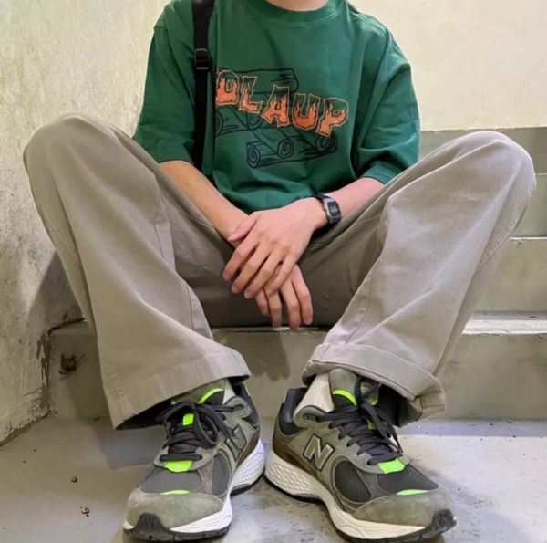 Giày New Balance 2002 'Camo Green' ML2002RG - Ảnh 2