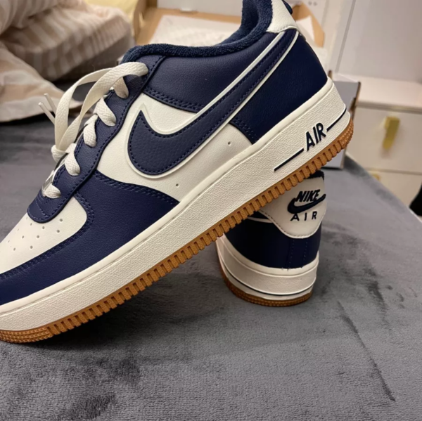 Giày Nike Air Force 1 LV8 GS 'Navy Gum' DQ5972-101 - Ảnh 6