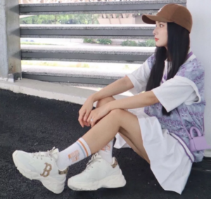 Alternative view of Giày MLB Bigball Chunky Mono Heel Boston 'Red Sox' 3ASHCM11N-43BGD