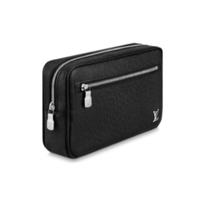 Tui Louis Vuitton Pochette Kasai Taiga 'Black' M30441