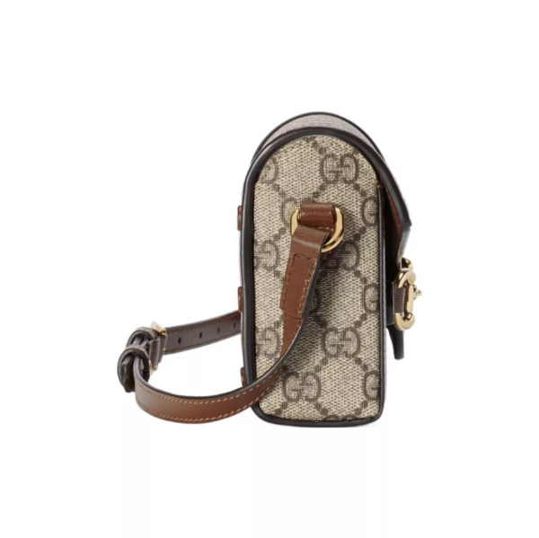 Túi Gucci Horsebit 1955 Mini Bag 699296 92TCG 8563 - Ảnh 6