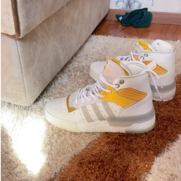 Giày Adidas Rivalry RM Chi Boost Cloud White Grey Yellow EG9315 - Ảnh 4
