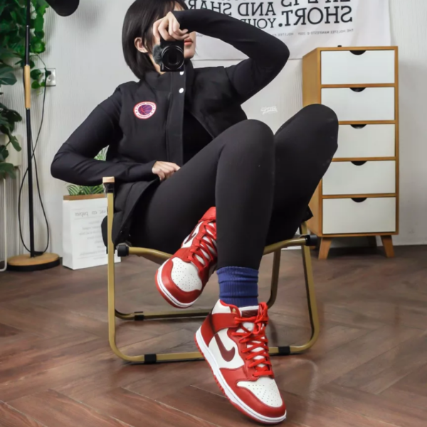 Giày Nike Dunk High LXX 'Cinnabar' DX0346-600 - Ảnh 2