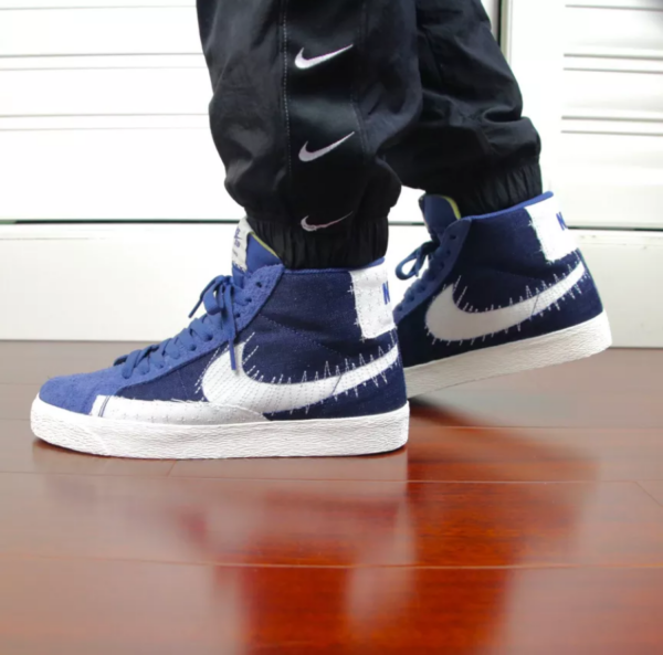 Giày Nike Blazer Mid SB 'Sashiko Pack Mystic Navy' CT0715-400 - Ảnh 5