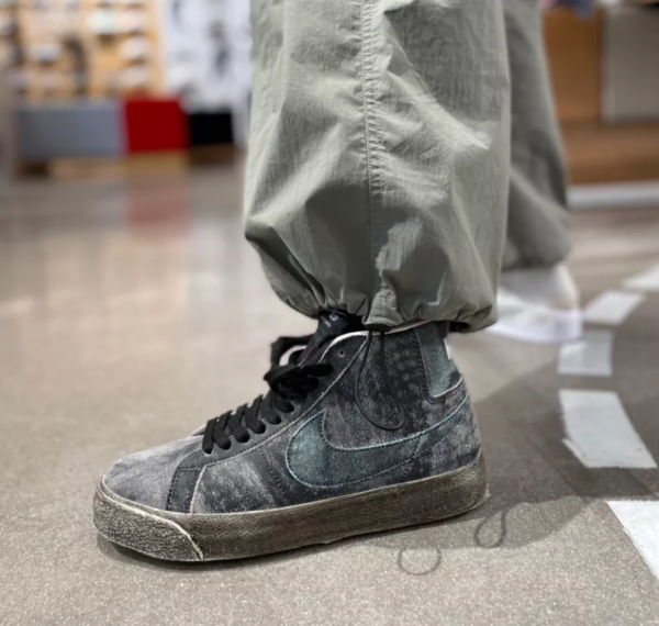 Giày Nike Zoom Blazer Mid Premium SB 'Faded Black' DA1839-001 - Ảnh 4