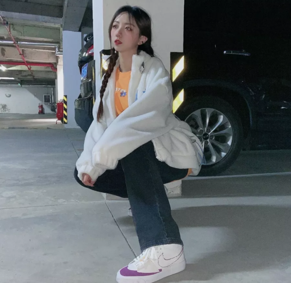 Giày Nike Zoom Blazer Mid Edge SB 'White Viotech' DA2189-100 - Ảnh 10