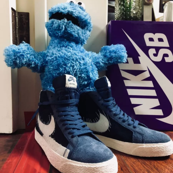 Giày Nike Blazer Mid SB 'Sashiko Pack Mystic Navy' CT0715-400 - Ảnh 10