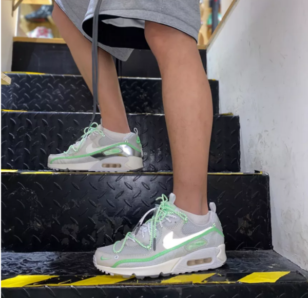 Giày Nike Air Max 90 'Sail Neon Green' CZ9078-010 - Ảnh 6