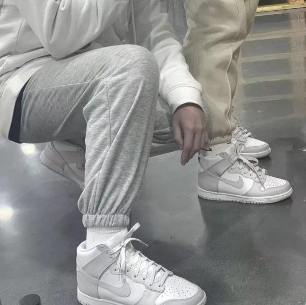 Giày Nike Dunk High GS 'Vast Grey' DB2179-101 - Ảnh 2