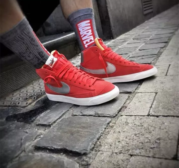 Giày Nike Blazer Mid Vintage 77 'University Red' CJ9693-600 - Ảnh 3
