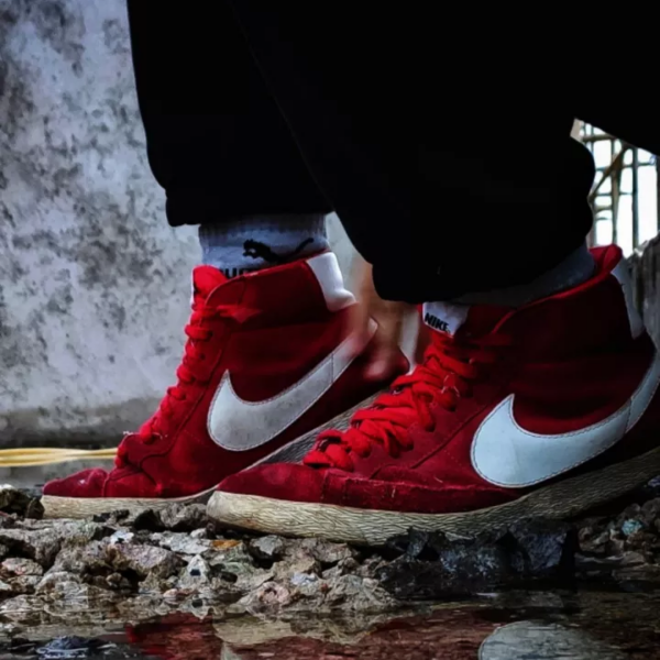 Giày Nike Blazer Mid Vintage 77 'University Red' CJ9693-600 - Ảnh 2