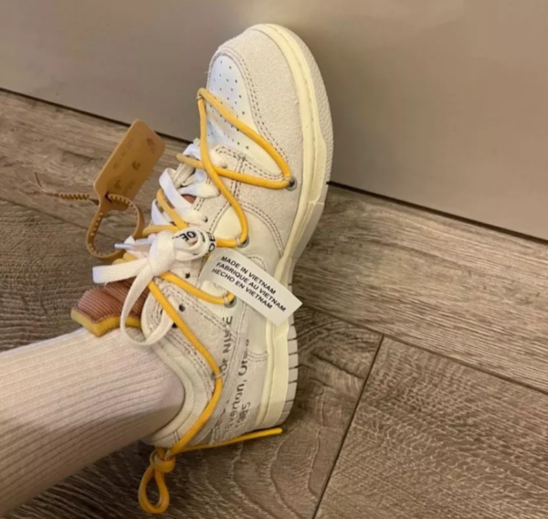Giày Nike Off-White x Dunk Low 'Lot 39 Of 50' DJ0950-109 - Ảnh 3