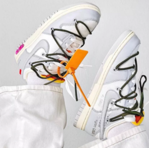 Alternative view of Giày Nike Off-White x Dunk Low 'Lot 22 Of 50' DM1602-124