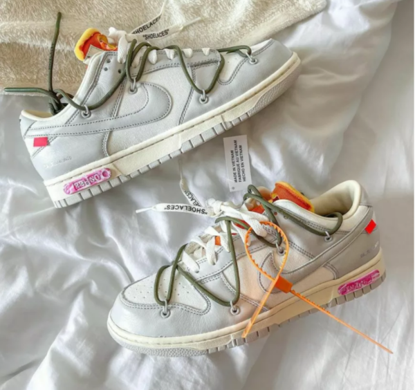 Giày Nike Off-White x Dunk Low 'Lot 22 Of 50' DM1602-124 - Ảnh 3