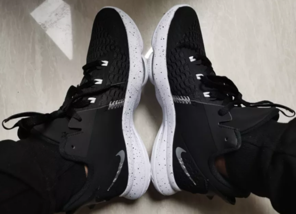 Giày Nike LeBron Witness 5 'Black Metallic Silver' CQ9380-001 - Ảnh 7