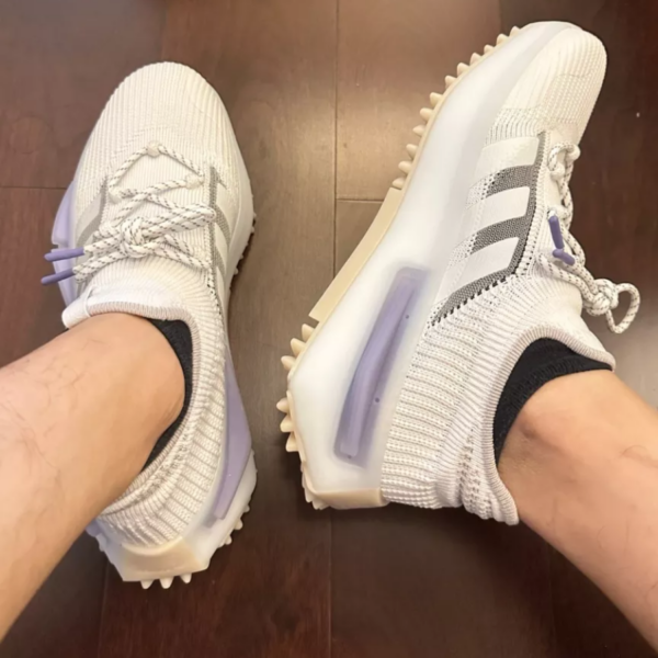 Giày Adidas NMD S1 'White Light Purple' HP5522 - Ảnh 5