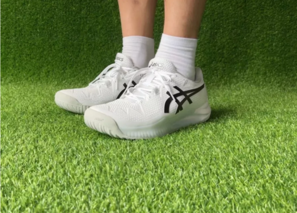 Giày Tennis Asics Gel Resolution 8 'White Black' 1041A079-101 - Ảnh 5