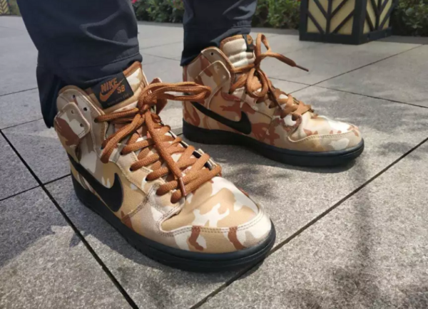 Giày Nike Dunk High Pro SB 'Brown Camo' BQ6826-200 - Ảnh 2