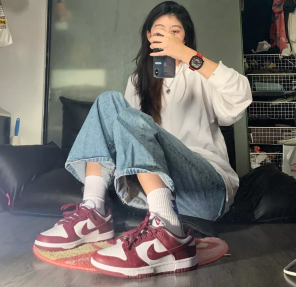Giày Nike Dunk Low 'Team Red-Bordeaux' DD1503-108 - Ảnh 4