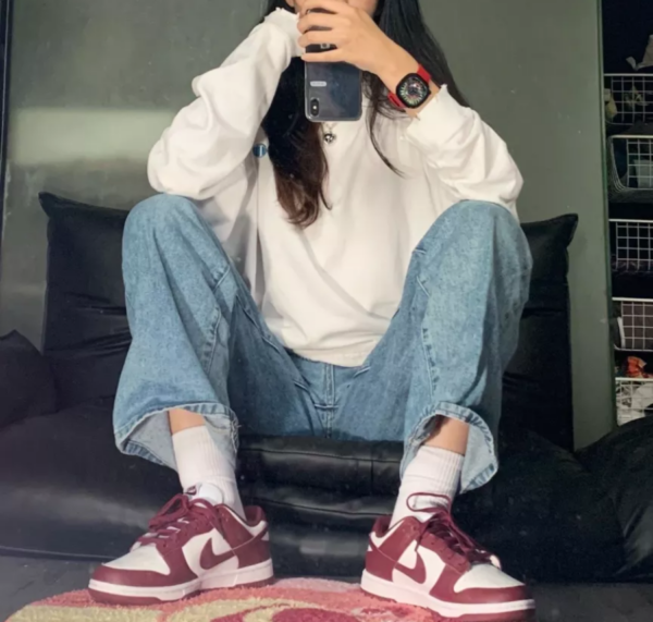 Giày Nike Dunk Low 'Team Red-Bordeaux' DD1503-108 - Ảnh 3