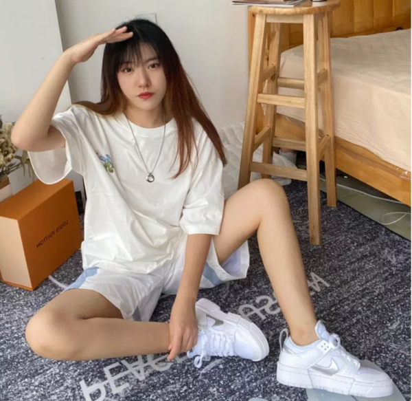 Giày Nike Wmns Dunk Low Disrupt 'White Metallic Silver' DJ6226-100 - Ảnh 2