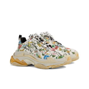 Giay Gucci x Balenciaga Triple S 'Flora Print' 677195 UL110 8461