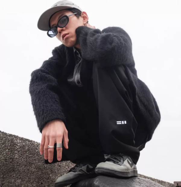 Giày Comme des Garçons x Nike Wmns Dunk Low 'Black Clear' CZ2675-002 - Ảnh 3