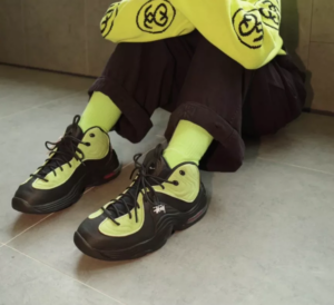 Giay Nike Air Penny 2 Stussy Vivid 'Green Black' DX6933-300