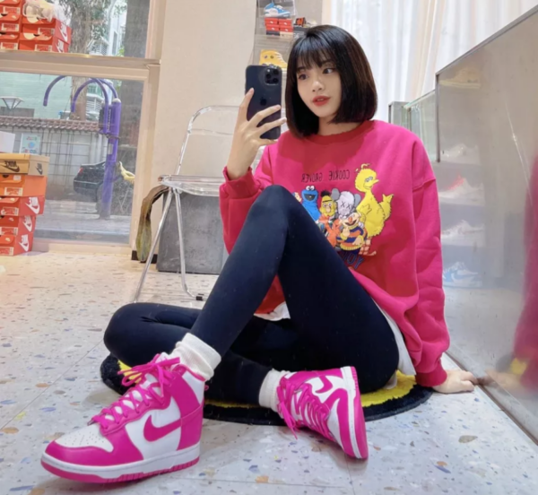 Giày Nike Dunk High 'Pink Prime' DD1869-110 - Ảnh 2