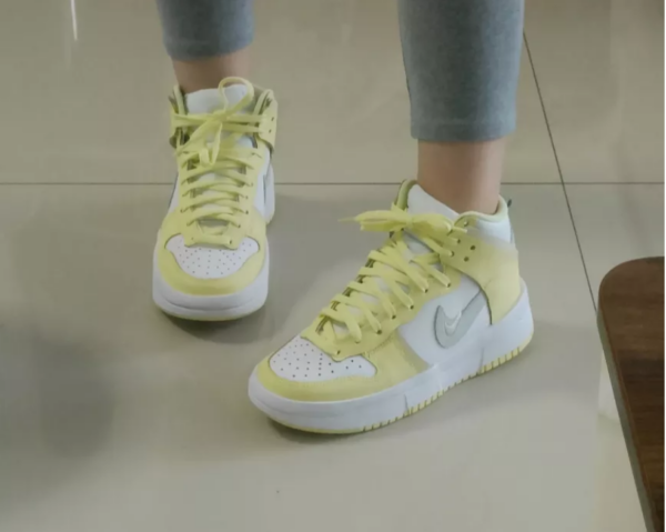 Giày Nike Wmns Dunk High Up 'White Citron Tint' DH3718-105 - Ảnh 4