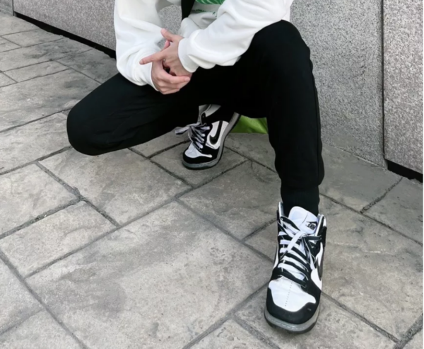 Giày Nike Slam Jam x Dunk High 'Black' DA1639-101 - Ảnh 4