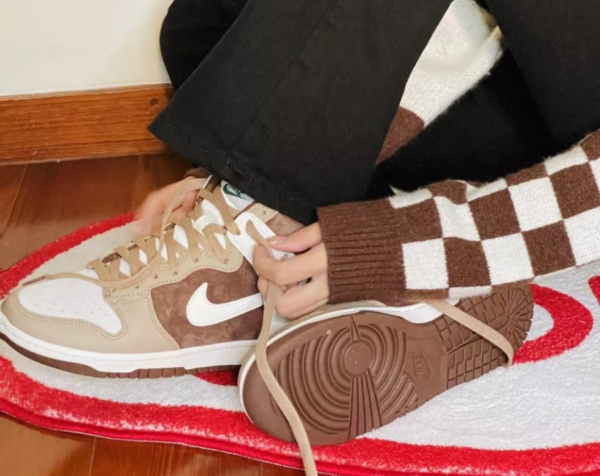 Giày Nike Dunk High 'Light Chocolate' DH5348-100‬ - Ảnh 4