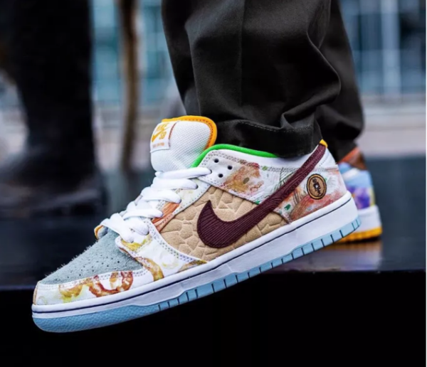 Giày Nike Jason Deng x Dunk Low Pro SB 'Street Hawker' CV1628-800 - Ảnh 2