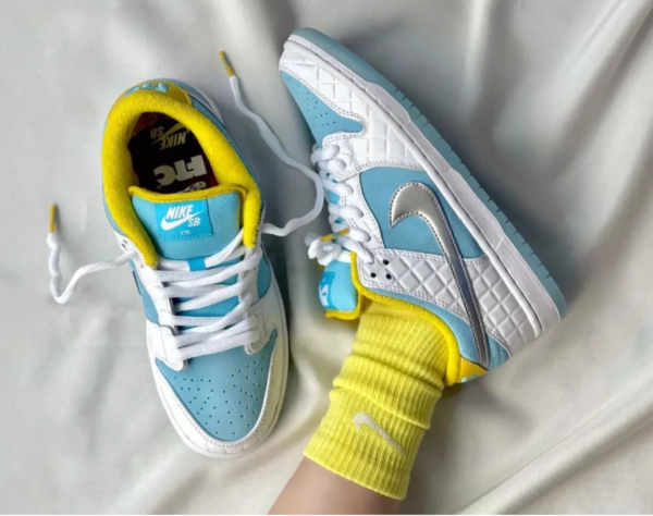 Giày Nike FTC x Dunk Low SB 'Lagoon Pulse' DH7687-400 - Ảnh 4