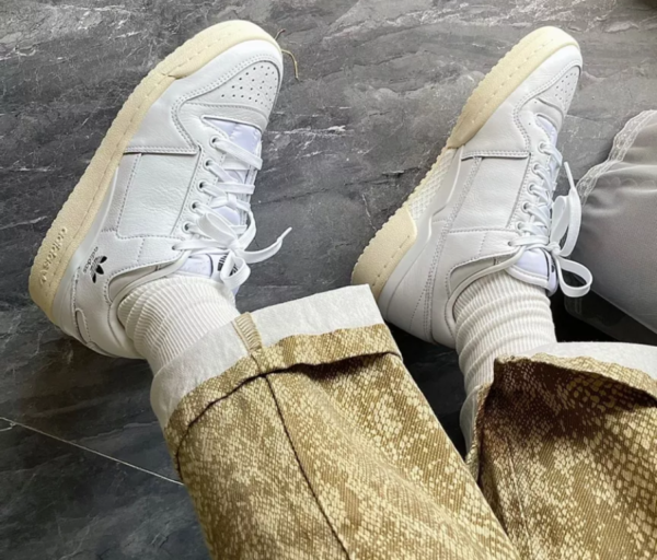 Giày Adidas Forum 84 Low ADV 'White Shadow Olive' GW3180 - Ảnh 2