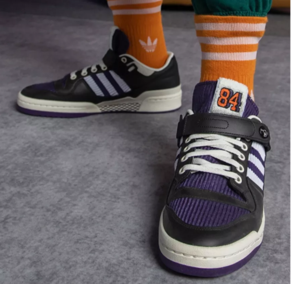 Giày Adidas Originals Forum 84 Low 'Black Purple' HQ7001 - Ảnh 2