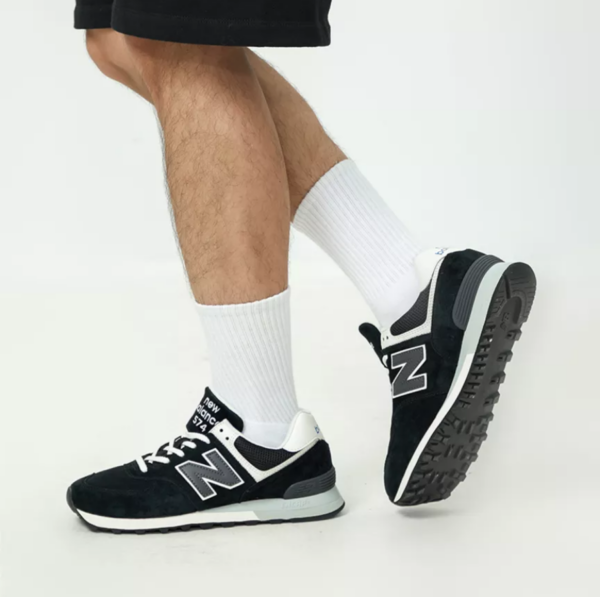 Giày New Balance 574 'Black' U574BK2 - Ảnh 7