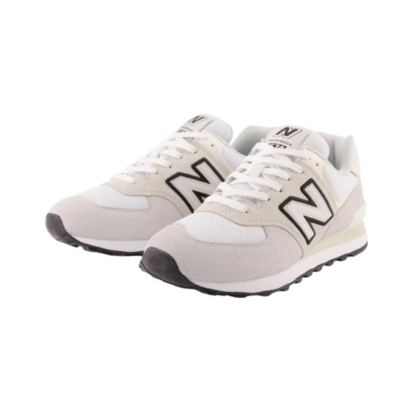 Giày New Balance 574 'White Grey' U574WB2 - Ảnh 2