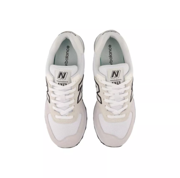 Giày New Balance 574 'White Grey' U574WB2 - Ảnh 3