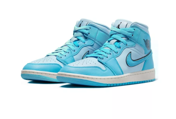 Giày Nike Air Jordan 1 Mid 'Ice Blue' DC1302-400 - Ảnh 2