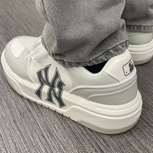 Giày MLB Chunky Liner New York Yankees 'Grey' 3ASXCA12N-50GRL - Ảnh 7