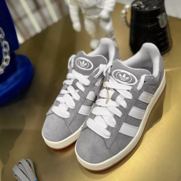 Giày Adidas Campus 00s 'Grey Cloud White' HQ8707 - Ảnh 7