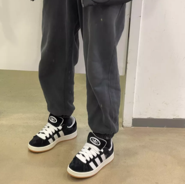 Giày Adidas Campus 00s 'Black Cloud White' HQ8708 - Ảnh 6