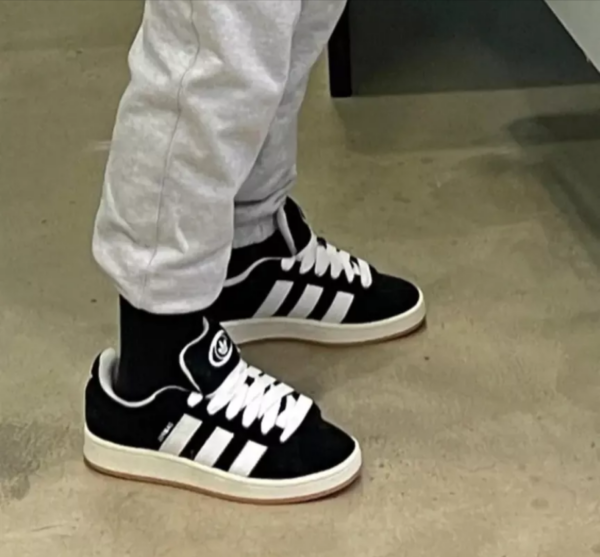 Giày Adidas Campus 00s 'Black Cloud White' HQ8708 - Ảnh 2