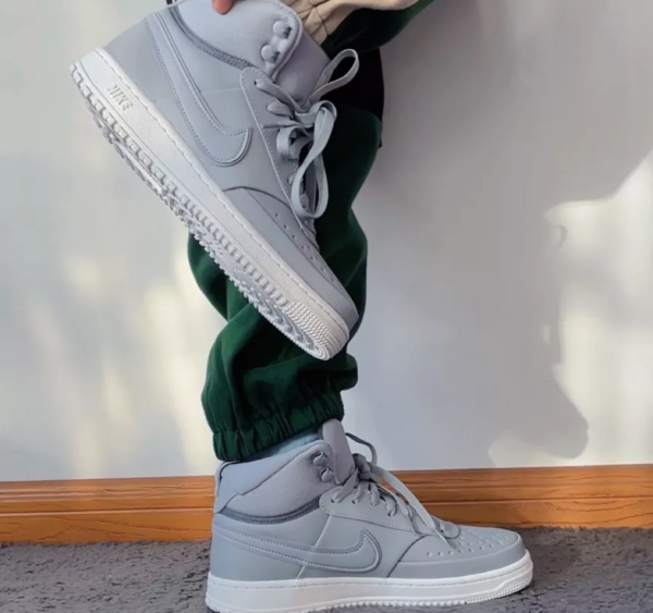 Giày Nike Court Vision Mid Winter 'Wolf Grey' DR7882-001 - Ảnh 5